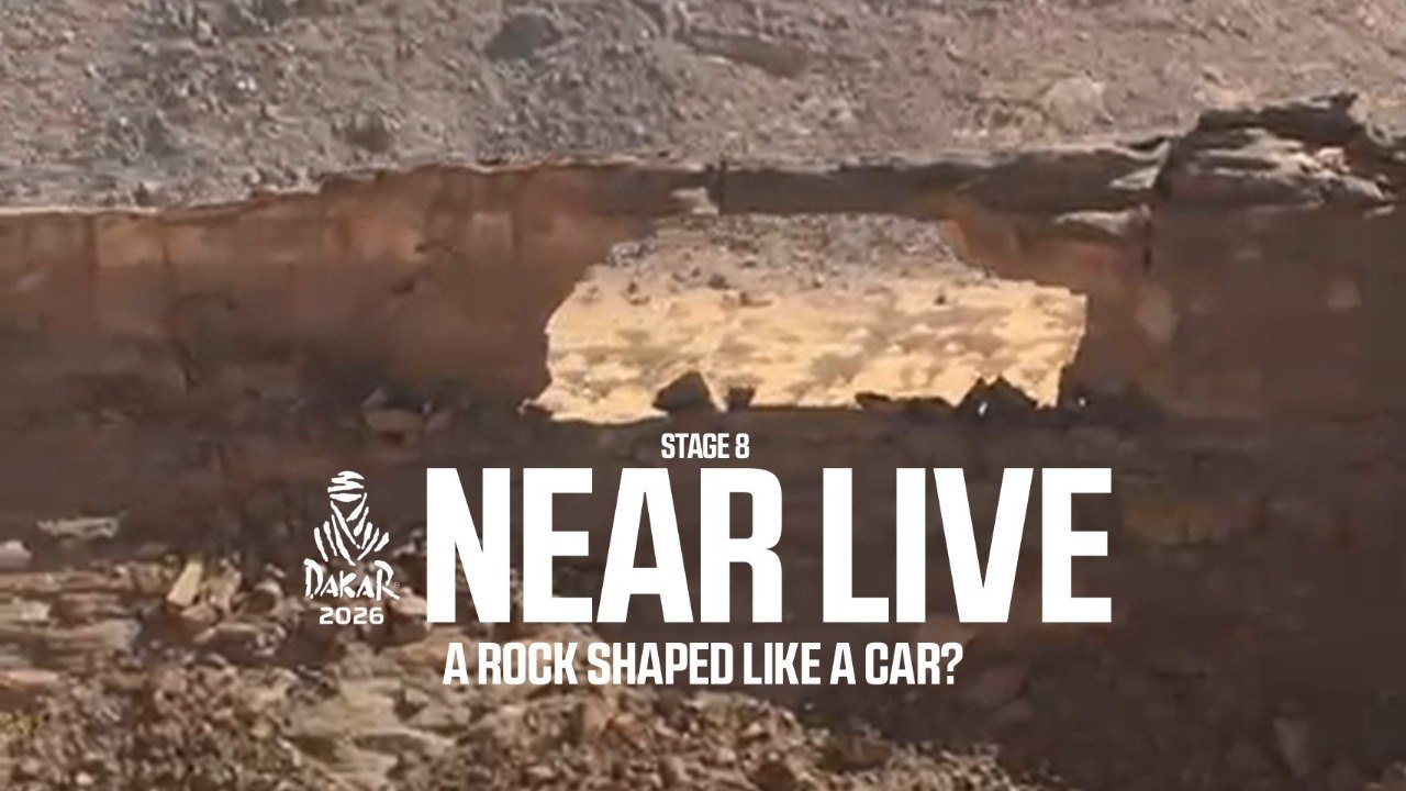 A rock shaped like a car?