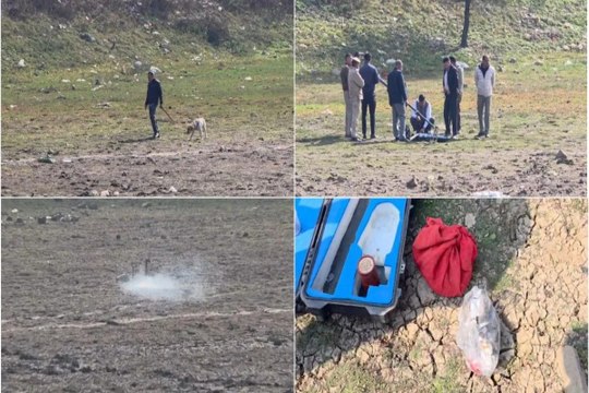 बम जैसी संदिग्ध वस्तु को जयसमंद बांध में ले जाकर किया नष्ट