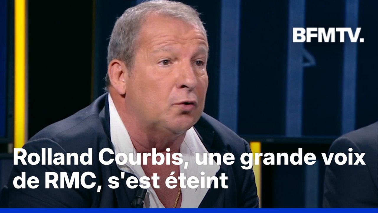 Rolland Courbis, une grande voix de RMC, s'est éteint