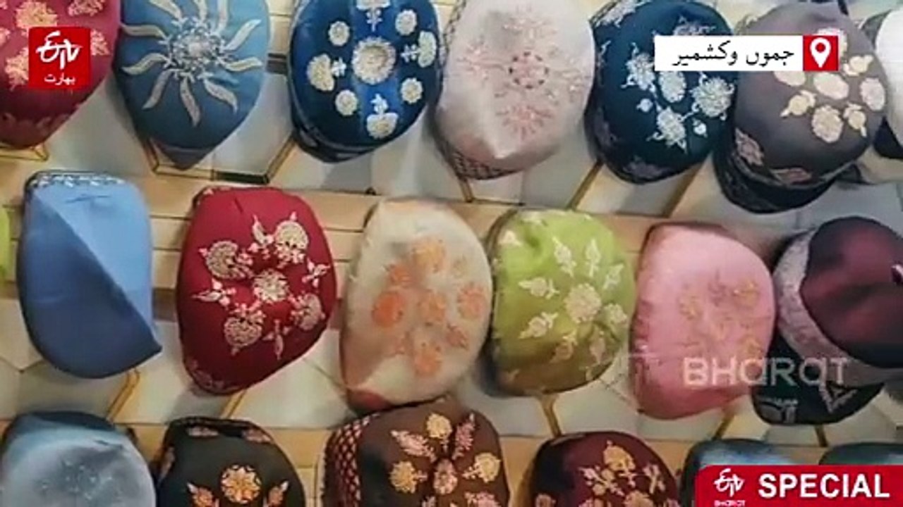 'کشمیری سوزنی ٹوپی' نہ صرف ملک بلکہ بیرون ملک میں بھی ہورہی ہے مقبول