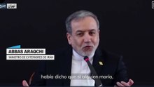 Abbas Araqchi: "Desde el 10 de enero hasta hoy esta todo bajo control"