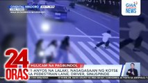 11-anyos na lalaki, nasagasaan ng kotse sa pedestrian lane; driver, sinuspinde | 24 Oras
