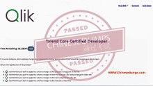 QLIK TALEND CORE CERTIFIED DEVELOPER EXAM (TCDC)