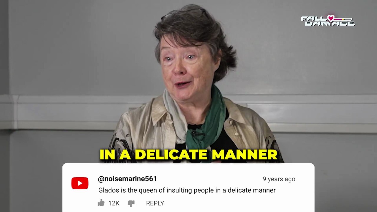 Portal Voice Actor On GLaDOS Insults