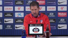 Rueda de prensa de Simeone previa a la Copa del Rey