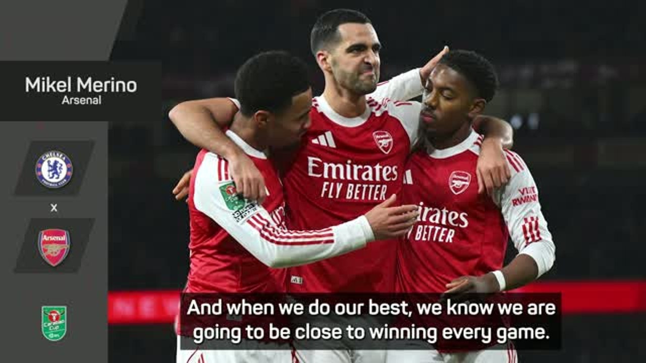 Merino 'hungry' to win trophies with Arsenal ahead of Carabao Cup semi-final