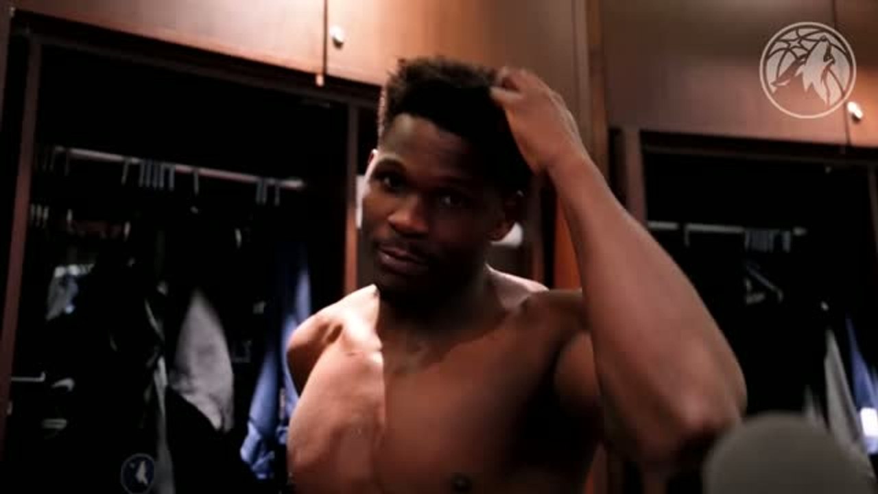 BASKETBALL: NBA: Minnesota Timberwolves post-game reaction (Edwards, Gobert, Nori)