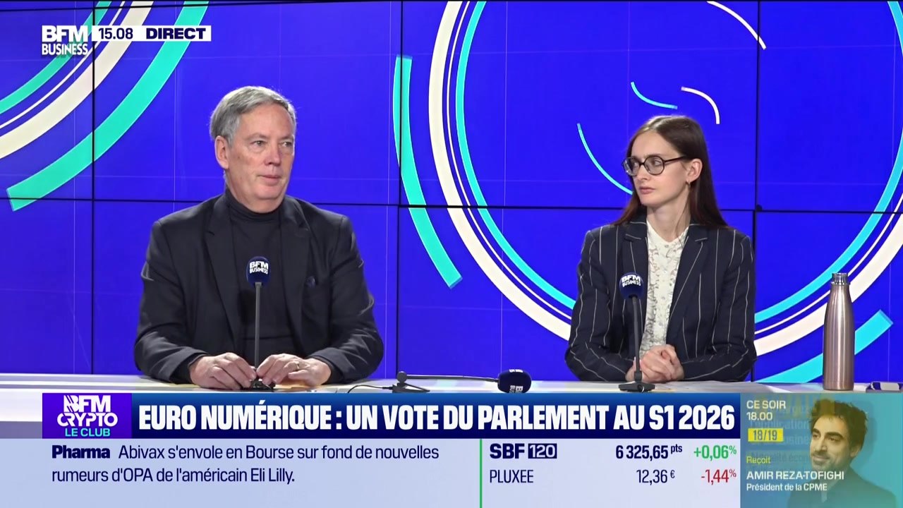 BFM Crypto, le Club : Euro numerique, un vote du parlement au S1 2026 -  12/01