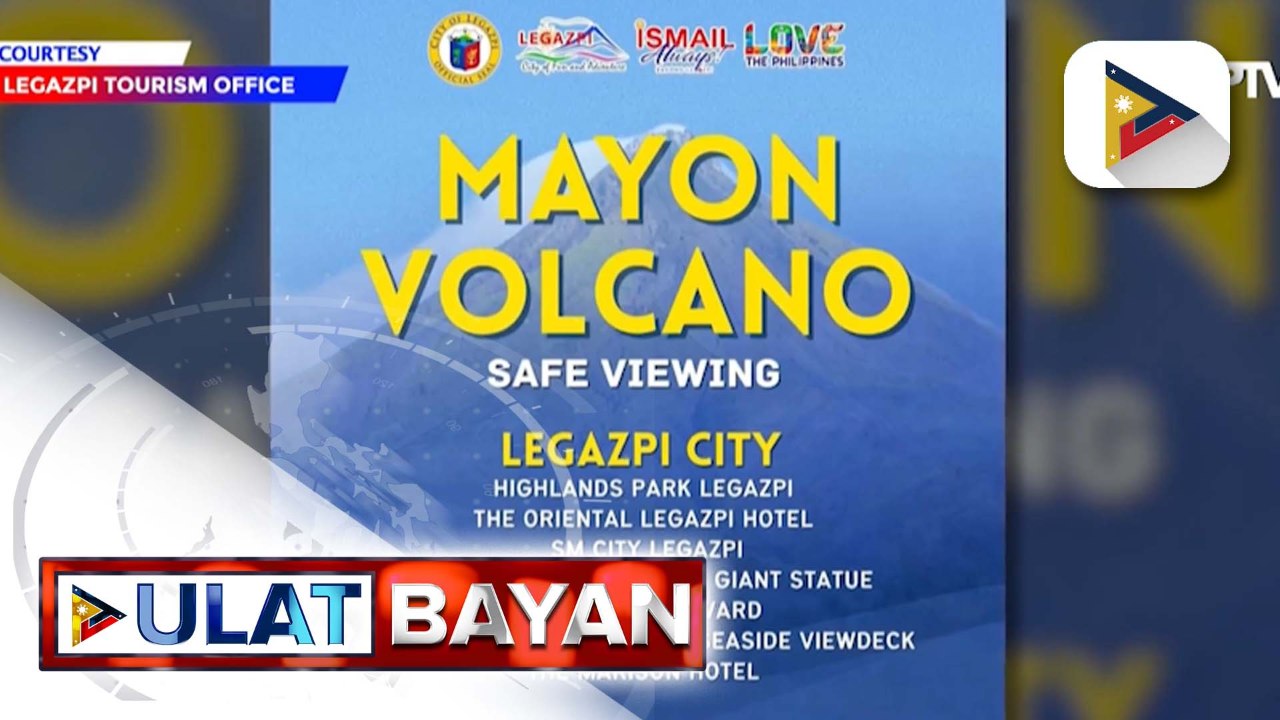 Sektor ng turismo, kabilang sa mga tinututukan ngayong nag-aalburoto ang Bulkang Mayon; ligtas na viewing spot na nasa 8-km danger zone, itinalaga | ulat ni Connie Calipay