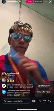 “Esto no se puede grabar”: la inoportuna imagen que filmó Lamine Yamal en medio de los festejos del Barcelona tras ganar la Supercopa