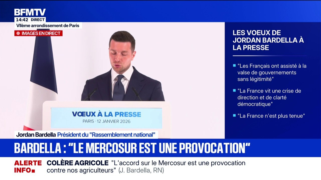 "Nous déposerons une motion de censure à l’Assemblée nationale contre le gouvernement Lecornu" annonce Jordan Bardella