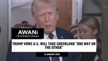 Trump vows U.S. will take Greenland 'one way or the other'