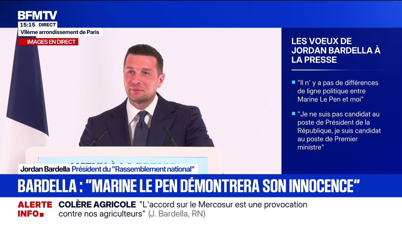 Jordan Bardella revient sur la plainte à son encontre d'une association pour détournement de fonds publics autour d'une formation de média training