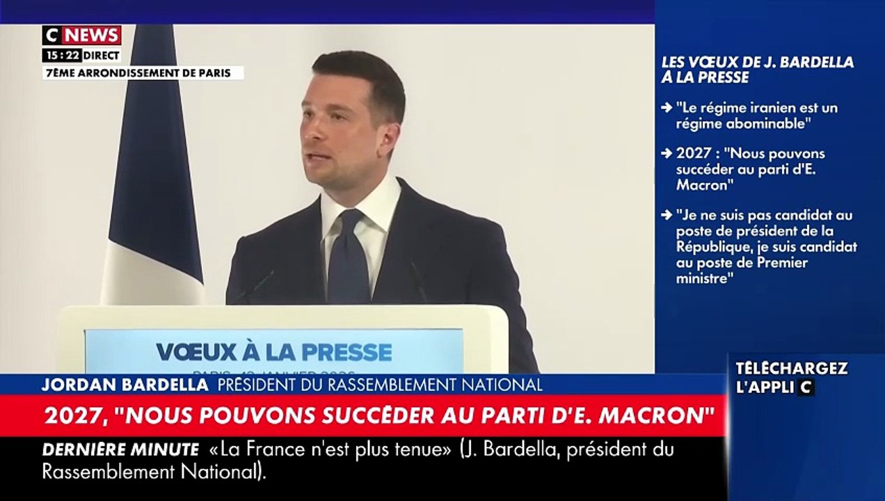 Attaqué en conférence par une journaliste de Mediapart, Jordan Bardella riposte : "Ca ne vous dérange pas de travailler pour Edwy Plenel qui a soutenu les terroristes palestiniens qui ont assassiné 11 athlètes israéliens à Munich en 1972"