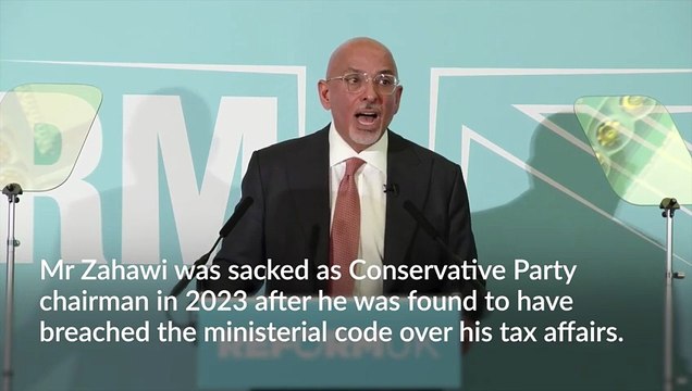Ex-Tory chancellor Nadhim Zahawi defects to Reform UK