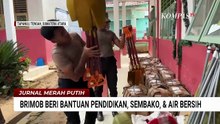 Brimob Polda Sumut Salurkan Bantuan Pendidikan, Sembako dan Air Bersih ke Tapanuli Tengah | JMP