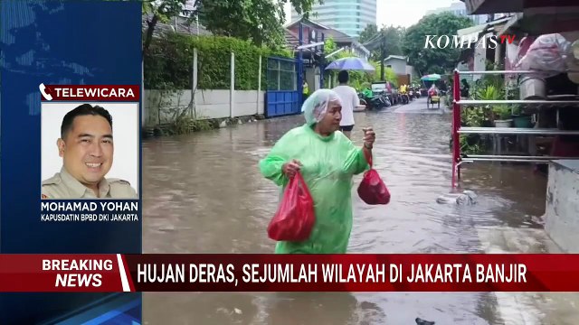 BPBD Ungkap 10 RT Tergenang Banjir di Cilandak Timur Jaksel, Ketinggian Capai 95 Cm