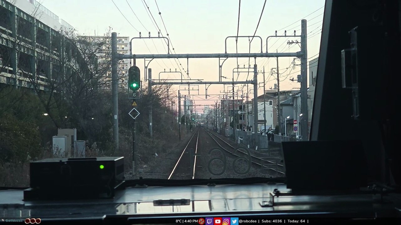 Just Chatting #226: "Rob rides a train gachi style"