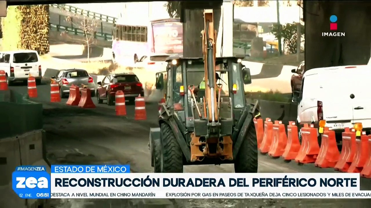 Estado de México inicia la reconstrucción de Periférico Norte