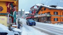 Heavy Snowfall in Grindelwald, Switzerland | A Breathtaking Winter Wonderland! 🏔️❄  #switzerland