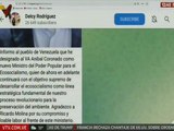 Pdta. Encargada Delcy Rodríguez designó al V/A Aníbal Coronado como Ministro para el Ecosocialismo