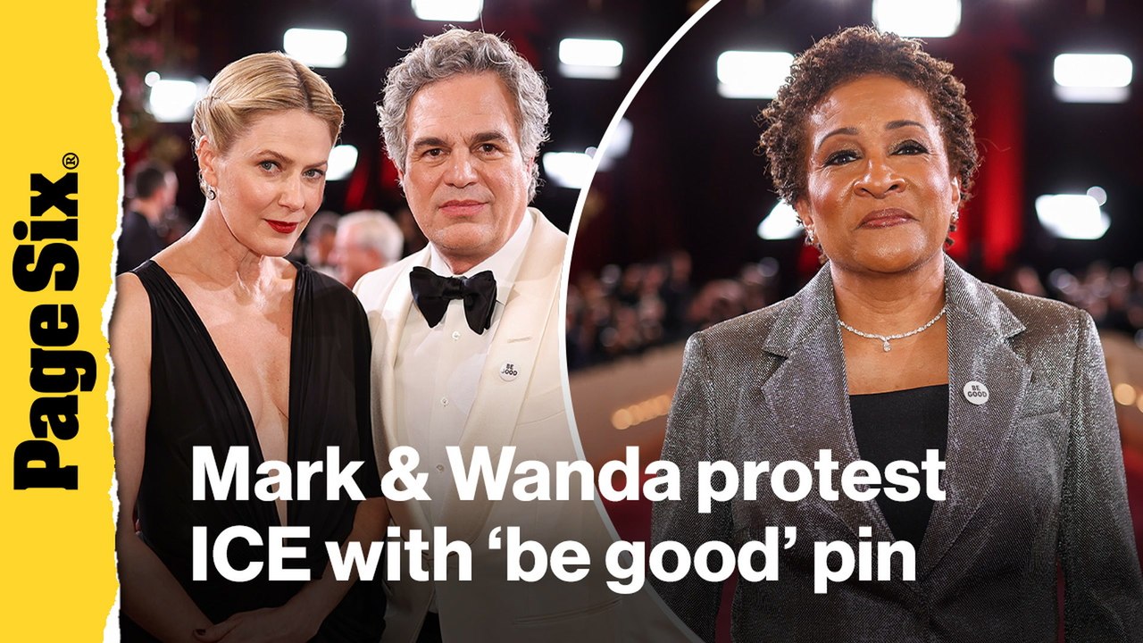 Mark Ruffalo, Wanda Sykes, Jean Smart make anti-ICE statement at 2026 Golden Globes