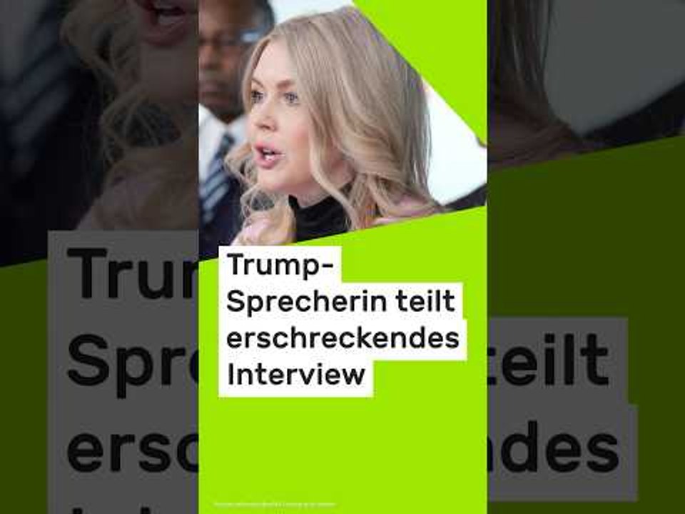 Trump-Sprecherin teilt erschreckendes Interview: Mysteriöse Waffe bei US-Angriff eingesetzt?