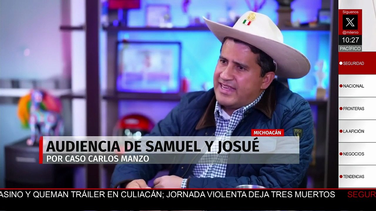 Definen situación jurídica de detenidos por asesinato de Carlos Manzo