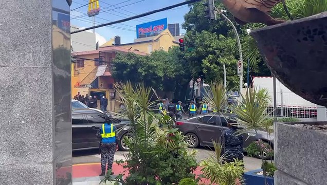 Policías pensionados que protesta por pagos atrasados fueron dispersos con bombas lacrimógenas