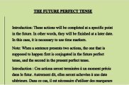 Apprendre l'anglais en français(Learn the future perfect tense in your native language)