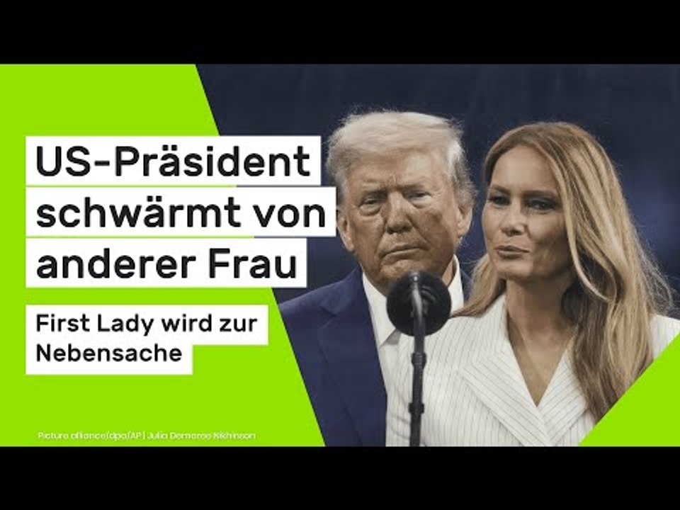 Donald Trump: First Lady wird zur Nebensache - US-Präsident schwärmt von anderer Frau