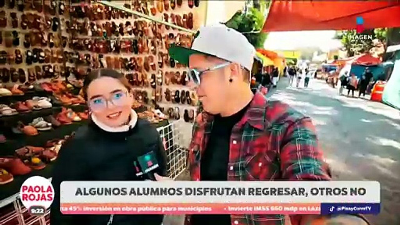 ¿Qué es lo mejor de volver a clases? Sajid Fonseca lo averigua | DPC con Paola Rojas