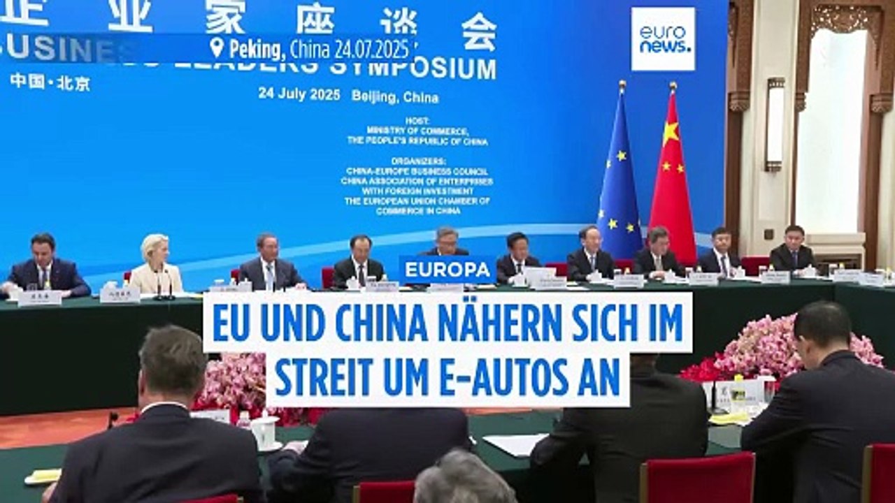Einigung bei E-Autos: China soll in der EU Mindestpreise statt Strafzölle bezahlen