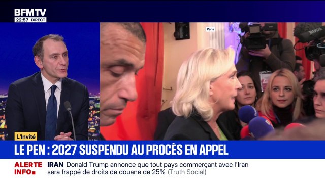 Procès des assistants parlementaires du RN: Marine Le Pen y va pour gagner , déclare Laurent Jacobelli (RN)