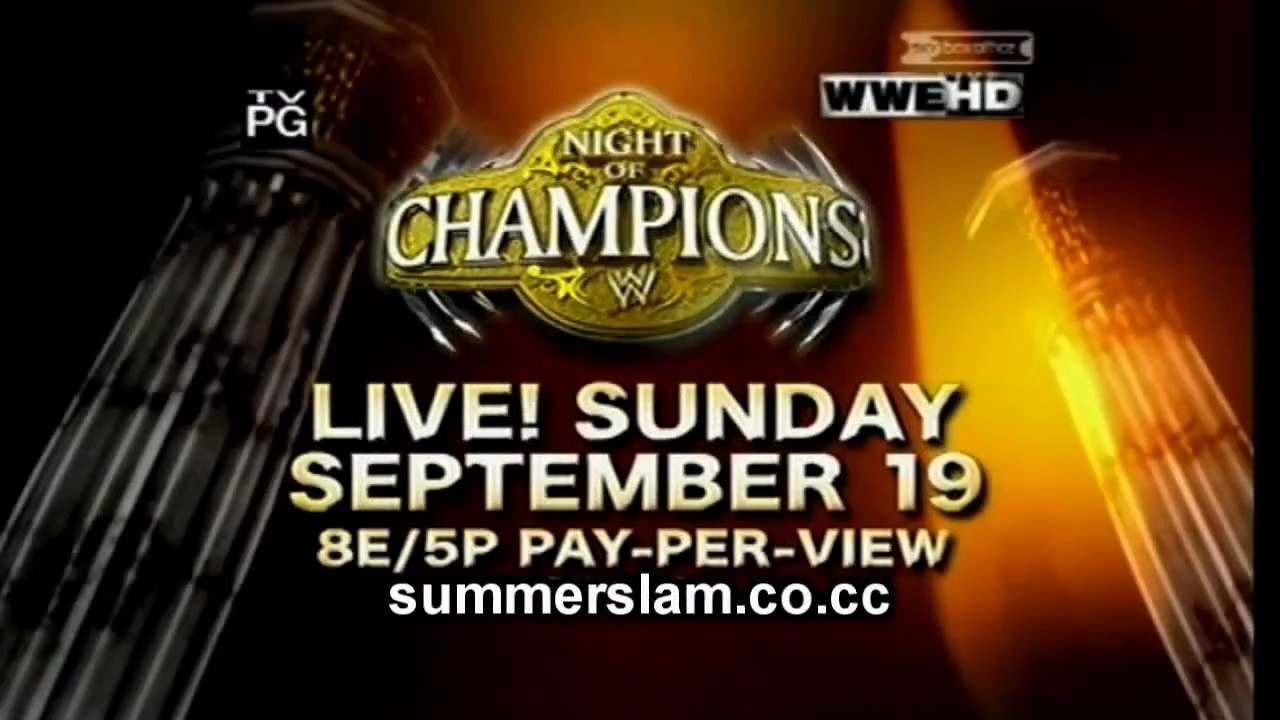 Nıght Of Champions 2010 Official Promo