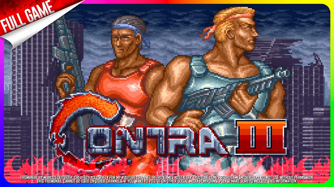 Contra 3: The Alien Wars [Slowdown Patch] (SNES - US) Longplay