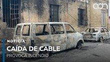 Caída de cable por frente frío deja autos y una casa incendiados en Matamoros