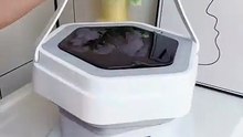 10L Portable Folding Washing Machine with Timed Spin Dry Function, Ideal for Cleaning Socks Underwear and Intimate Garments