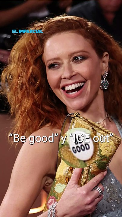 ¿Qué significa el pin "BE GOOD" de los Golden Globes 2026?
