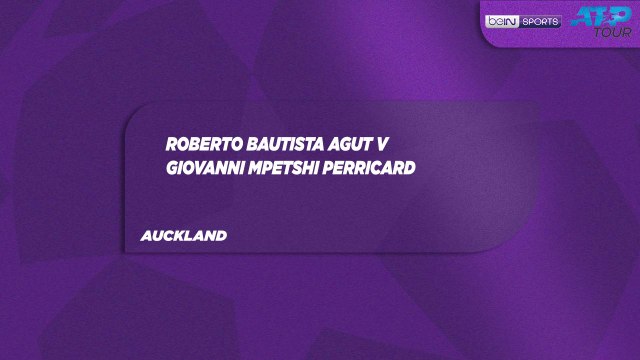 R. Bautista Agut vs. G. Mpetshi Perricard Match Highlights Auckland January 13, 2026