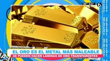 El oro ¿jamás se oxida?