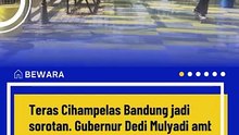 Teras Cihampelas Bandung Dibongkar, Pemprov Jabar Ambil Alih Prosesnya!