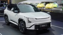 Kia EV5 GT in Snow white pearl at Brussels Motor Show 2026