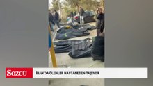İran'da ölenler hastaneden taşıyor