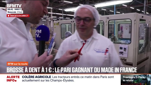 Un tour de force aujourd'hui : une brosse à dents made in France à 1 euro, c'est possible