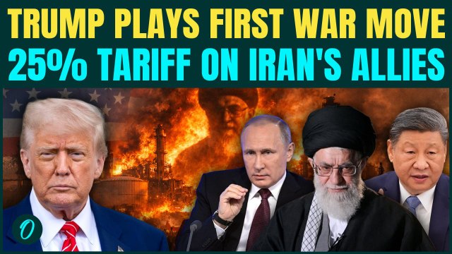 U.S. vs Iran WAR ERUPTS: Trump HITS Iran Allies Like China & Russia With 25% Tariffs | Iran Protests