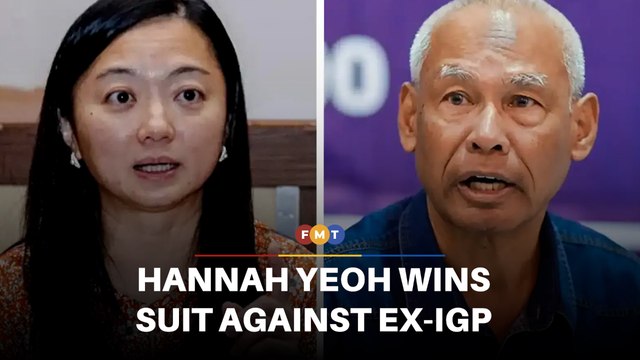 Hannah Yeoh wins suit against ex-IGP, awarded RM250,000 in damages