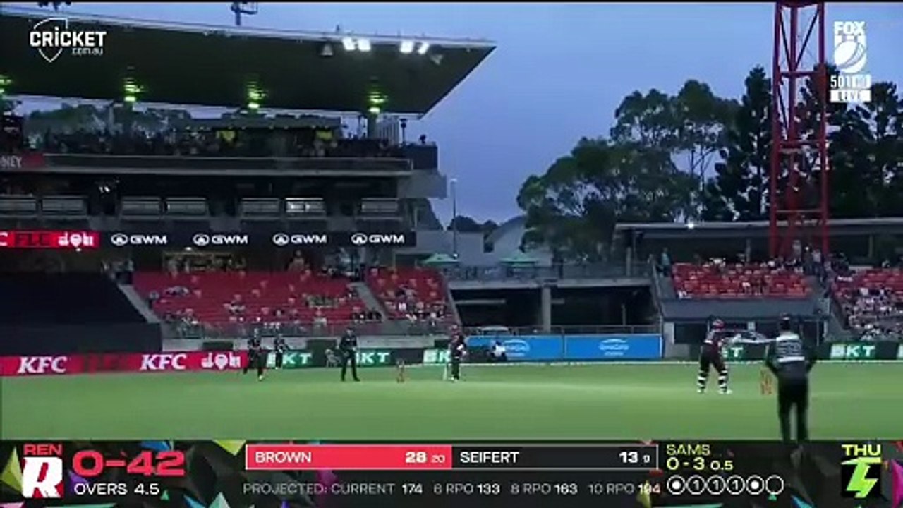 Sydney Thunder VS Melbourne Renegades Match Highlights _ #BBL15