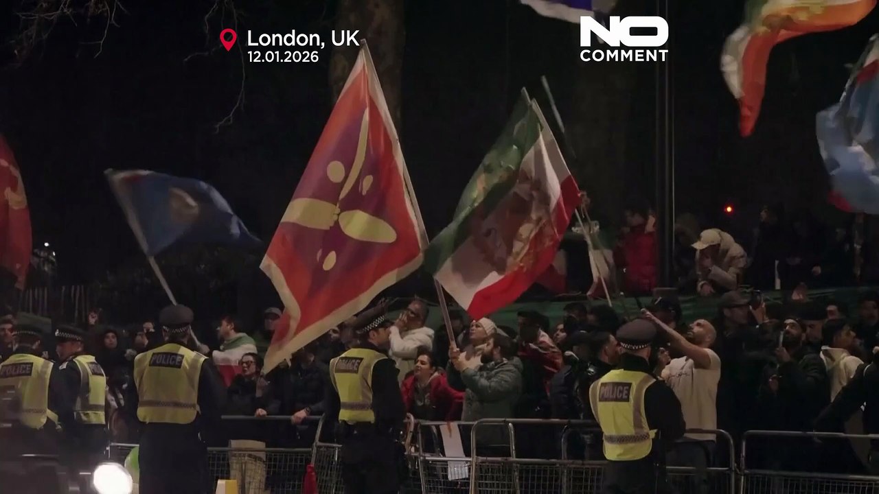 Londyn: demonstranci przeciwko irańskim władzom...