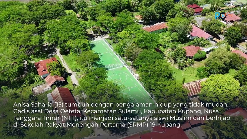 Sendiri di Tengah Perbedaan, Siswi Berhijab Ini Menemukan Rumah Baru di Sekolah Rakyat Kupang
